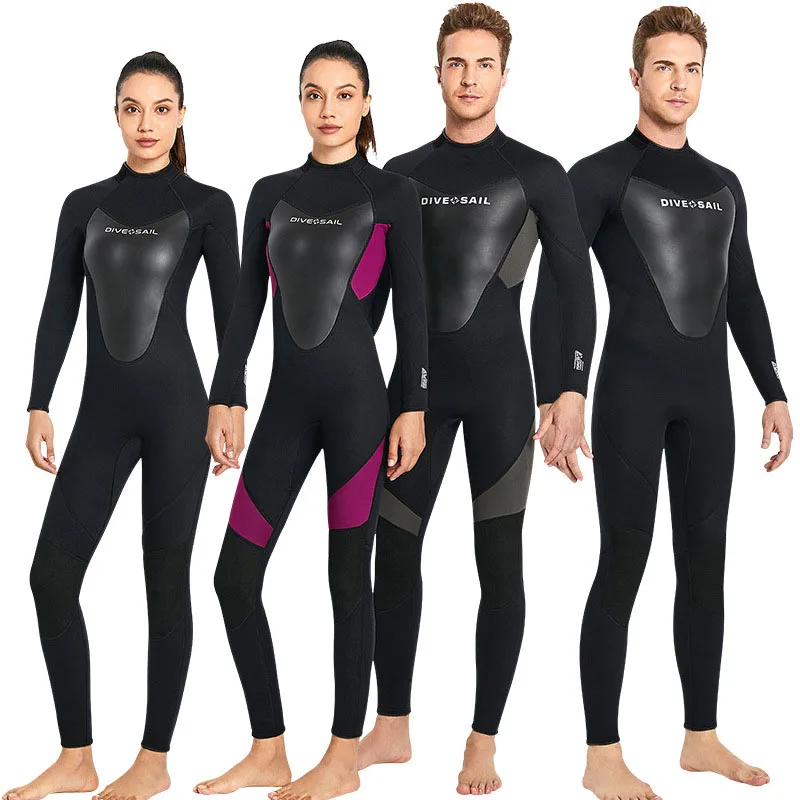 

2024 неопреновый гидрокостюм, Цельный купальник, костюм для подводного плавания, теплый, с защитой от холода, женский купальник для серфинга и Сноркелинга, купальный комбинезон
