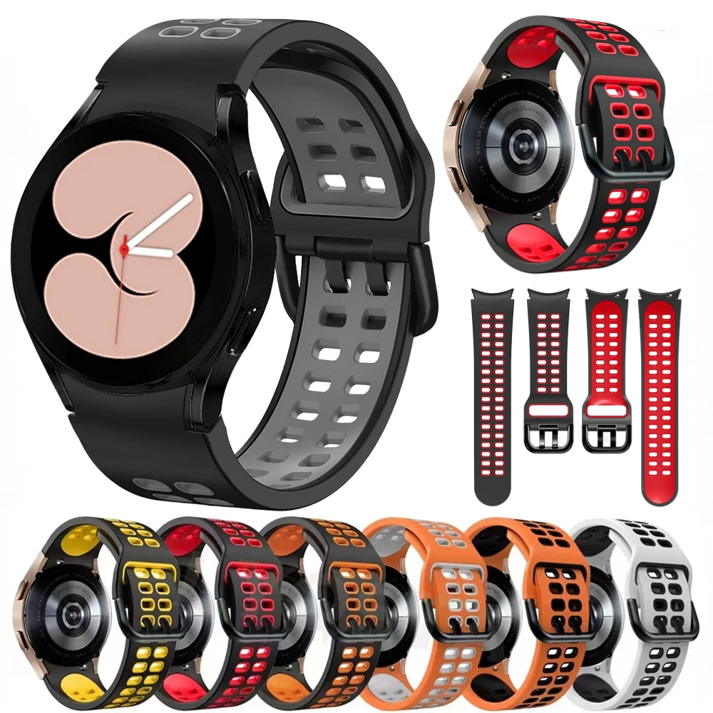 Ремешок силиконовый 20 мм для Samsung Galaxy Watch 4/5/6 44 мм 40 мм/Classic 47 43 мм 46 мм 42 мм, браслет для Samsung Galaxy Watch 5 Pro 45 мм
Ремешок силиконовый 20 мм для Samsung Galaxy Watch 4/5/6 44 мм 40 мм/Classic 47 43 мм 46 мм 42 мм, браслет для Samsung Galaxy Watch 5 Pro 45 мм