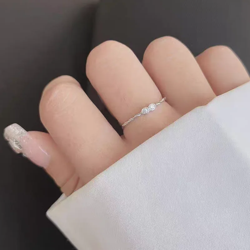 MEETSOFT 925 Silver Fine Fried Dough Twists Zircon Adjustable Rings for Women Fine Jewelry Cute Accessories Gifts
MEETSOFT 925 Silver Fine Fried Dough Twists Zircon Adjustable Rings for Women Fine Jewelry Cute Accessories Gifts