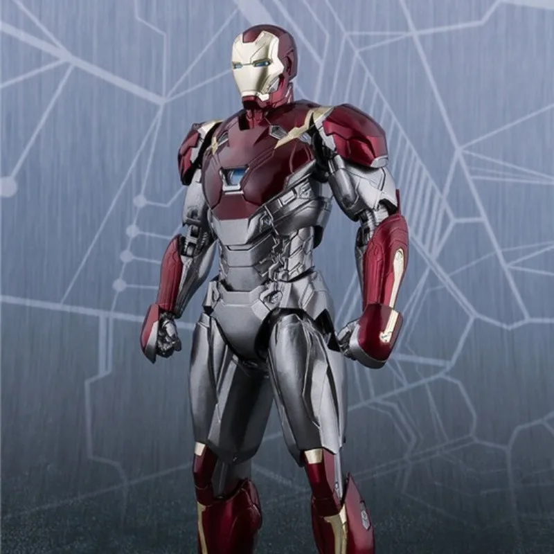 

Marvel SHF The Avengers MK47 Iron Man Body parts Movable Handmade model Children's toy birthday gift color box package wholesale