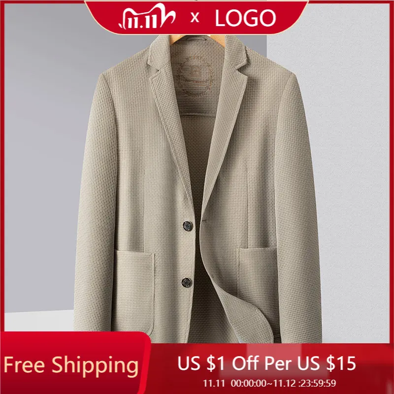Ice Silk High Elastic Sunscreen Suit Men Summer Thin Style Trend Slim-fit Breathable Free Ironing Anti-wrinkle Single West Coat
Ice Silk High Elastic Sunscreen Suit Men Summer Thin Style Trend Slim-fit Breathable Free Ironing Anti-wrinkle Single West Coat
