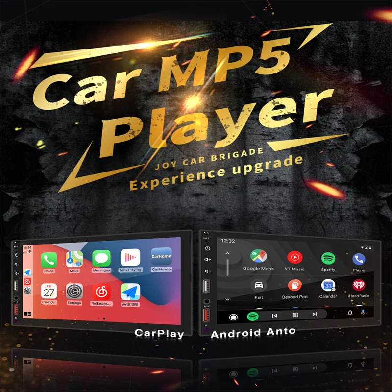 7" Car Radio Carplay BT Car Stereo Touch Screen 16:9 wide TFT Display Digital Panel with Elegant Carry Caso AUX audio
7" Car Radio Carplay BT Car Stereo Touch Screen 16:9 wide TFT Display Digital Panel with Elegant Carry Caso AUX audio
