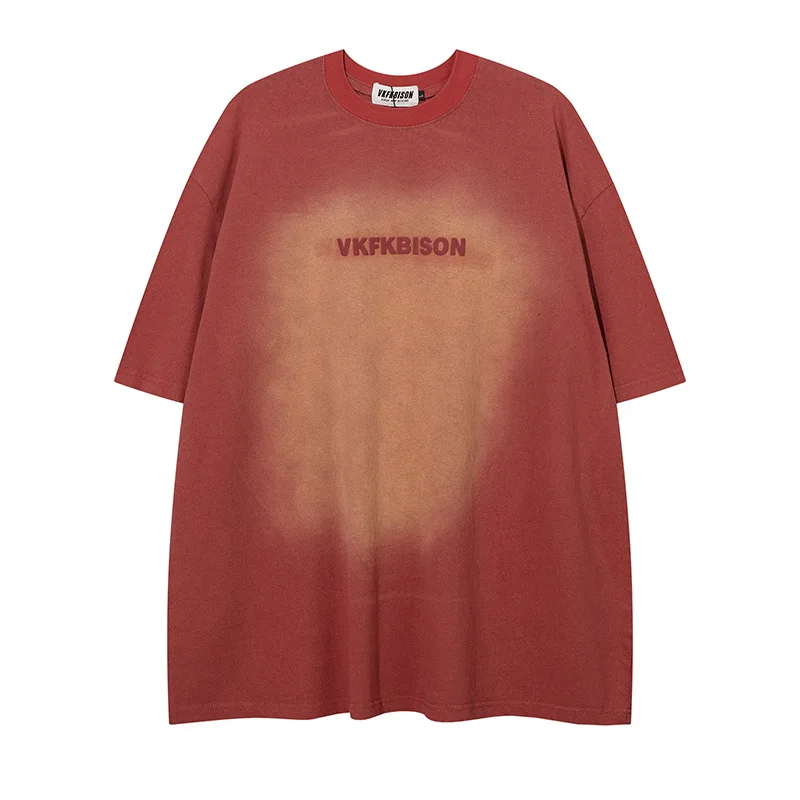 American Style T-shirt Streetwear Hip Hop Letter Print Wash Distressed Tops 2023 Harajuku Summer Cotton Oversize Clothes Men
American Style T-shirt Streetwear Hip Hop Letter Print Wash Distressed Tops 2023 Harajuku Summer Cotton Oversize Clothes Men