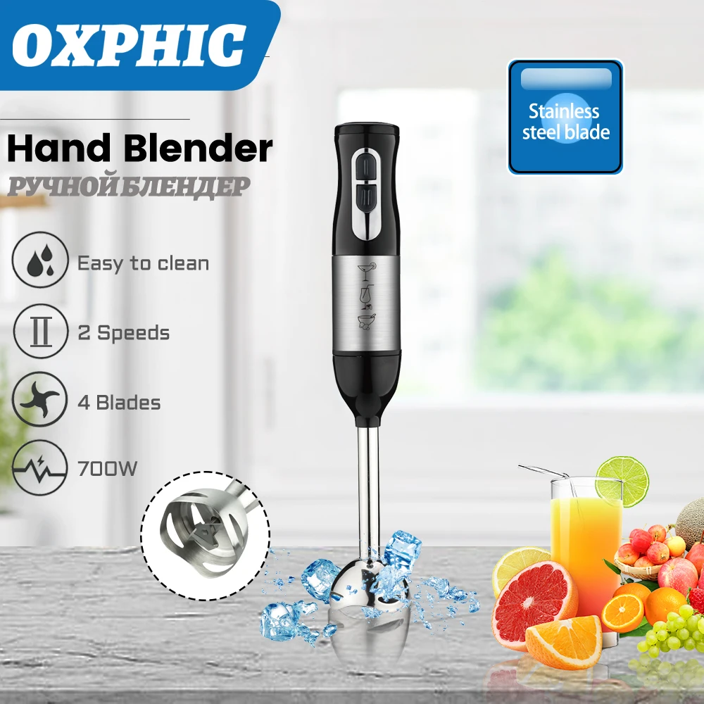 OXPHIC Electric Blenders for Food Mixer Food Handheld Food Processor for Kitchen Appliance Hand Blender Electric Juicer 700W
OXPHIC Electric Blenders for Food Mixer Food Handheld Food Processor for Kitchen Appliance Hand Blender Electric Juicer 700W