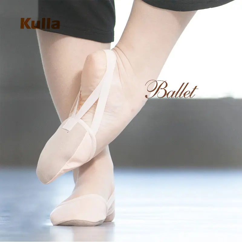 

Women Pointe Shoes For Ballet Dance Shoes Half Sole Leather Toe Gymnastics Slippers Length Adult Girls Dancing Pads Pointe Shoes