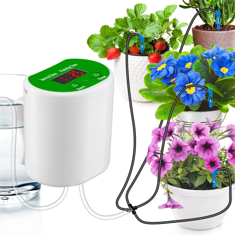 

Садовый умный автоматический аппарат для полива растений, бонсай в горшке, капельный распылитель, Таймер подачи воды, инструменты для садоводства