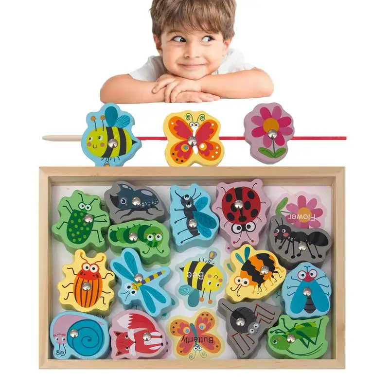 Montessori Fishing Toy Game Wooden Fishing Game Early Educational Toy Parent-child Interactive game for Hand-eye Coordination
Montessori Fishing Toy Game Wooden Fishing Game Early Educational Toy Parent-child Interactive game for Hand-eye Coordination
