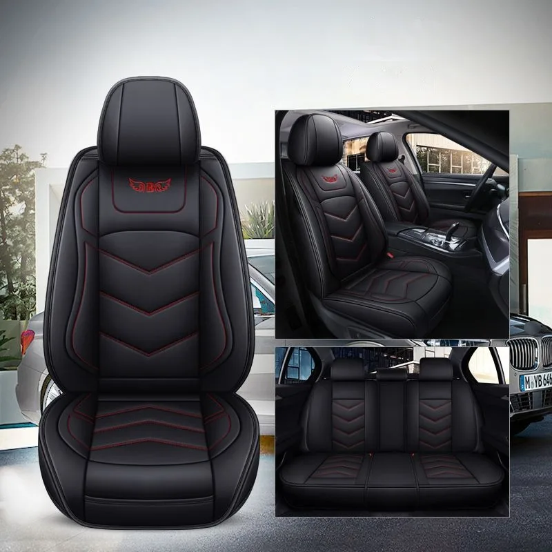 

BHUAN Car Seat Cover Leather For Mercedes Benz All Models E C SLK G GLS GLC GLE GL ML GLK CLS S R A B CLK Vito Viano W204