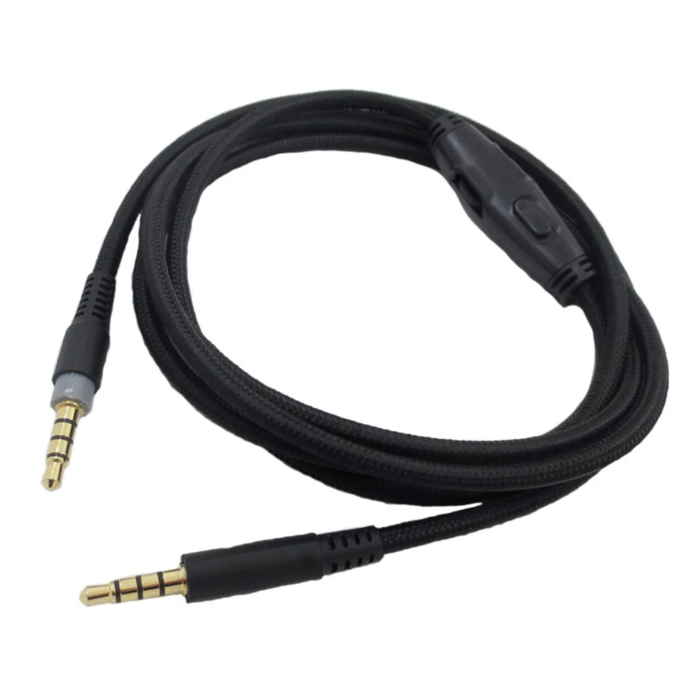 Braided Replacement Cable Extension Cord With Volume Control Mic Mute For Kingston HyperX Cloud Alpha Mix Gaming Headsets Braided Replacement Cable Extension Cord With Volume Control Mic Mute For Kingston HyperX Cloud Alpha Mix Gaming Headsets