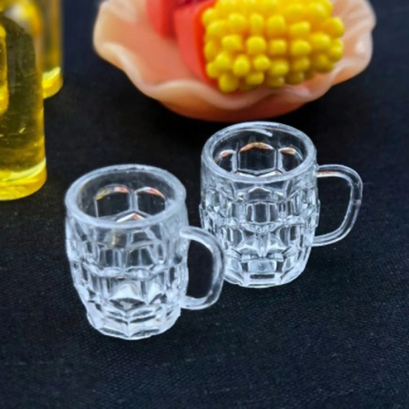 

1/12 Dollhouse Miniature Beer Mug Mini Drinks Toy for ob11 bjd Decoration New