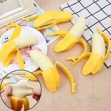 

Fidget Toys Elastic Simulation Peeling Banana Squishy Slow Rising Squeeze Toy Mochi Healing Fun Stress Reliever Antistress Toy