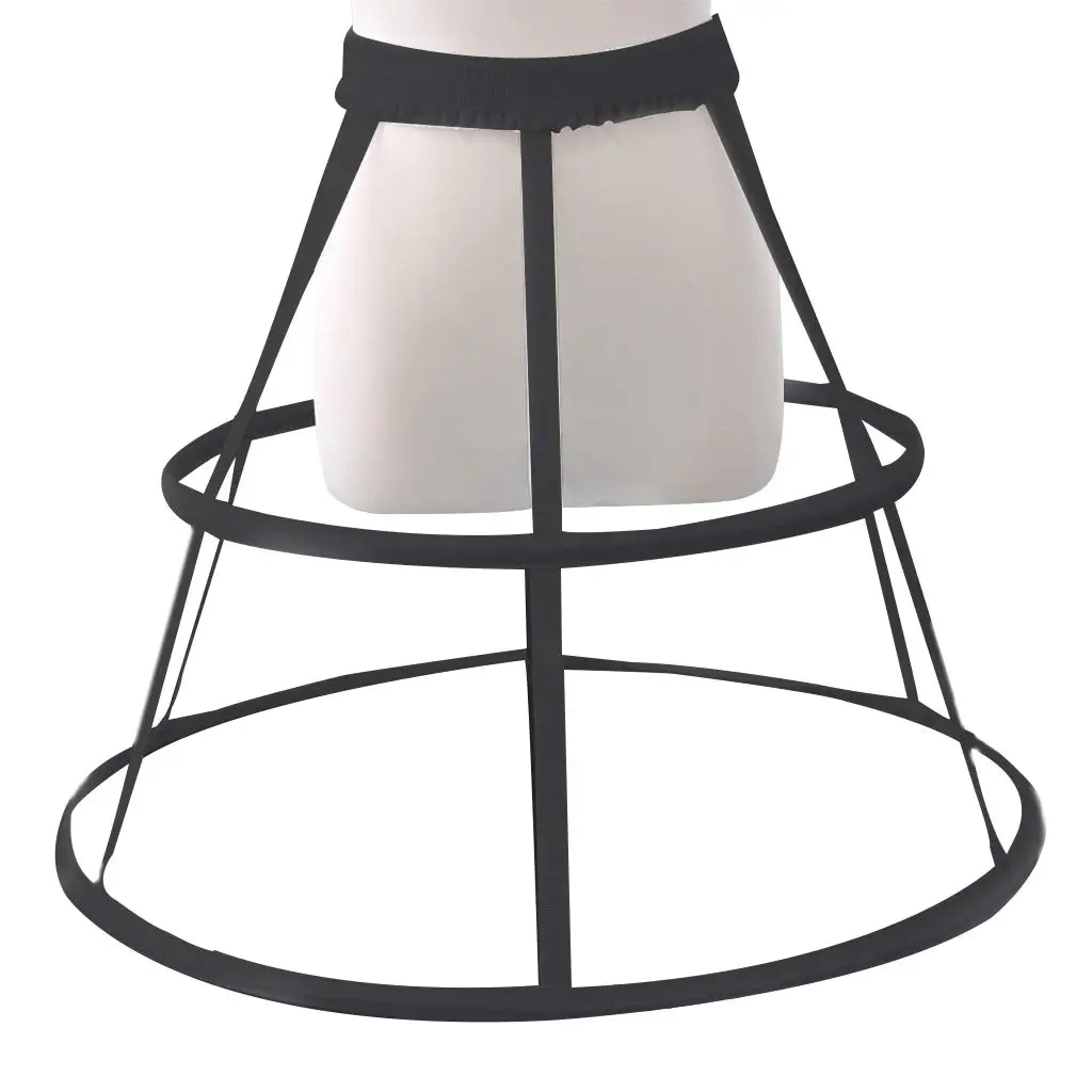 Women Girls Elastic Waistband Adjustable Pannier Petticoat White Black 2 Hoop Cage Skirt Wedding Bridal Crinoline Underskirt
Women Girls Elastic Waistband Adjustable Pannier Petticoat White Black 2 Hoop Cage Skirt Wedding Bridal Crinoline Underskirt
