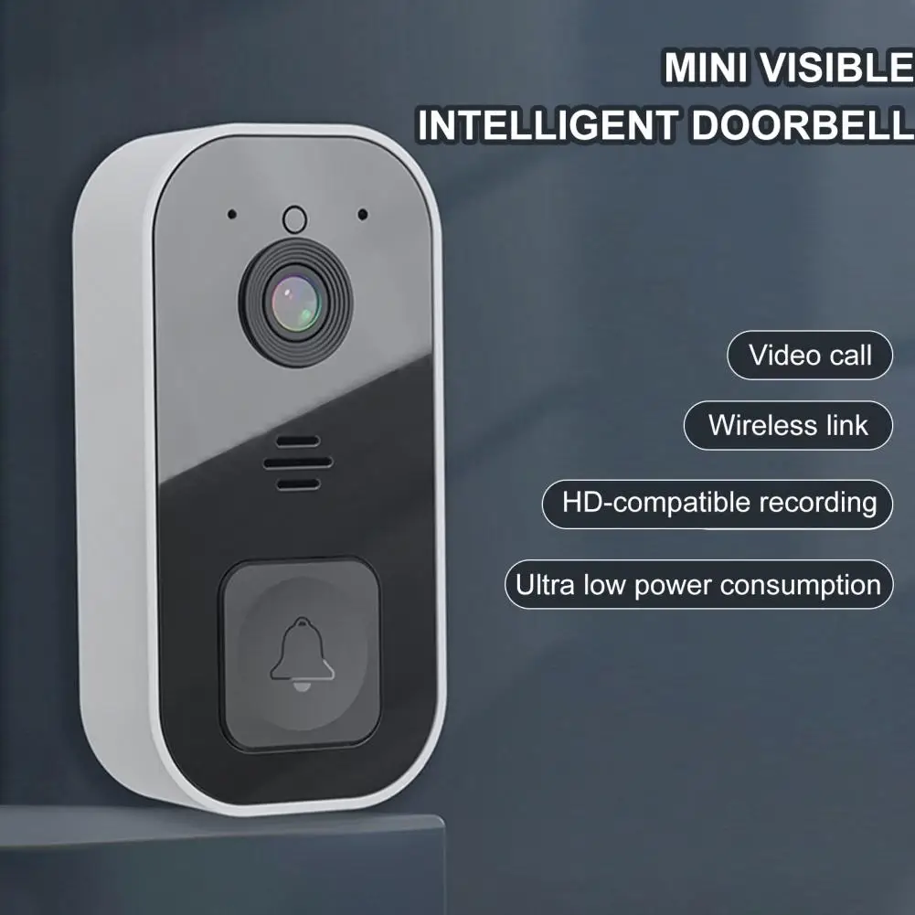 Wireless Doorbell High Clarity Punch-free Wireless Welcome Alarm Video Doorbell Camera Video Doorbell WiFi Doorbell
Wireless Doorbell High Clarity Punch-free Wireless Welcome Alarm Video Doorbell Camera Video Doorbell WiFi Doorbell