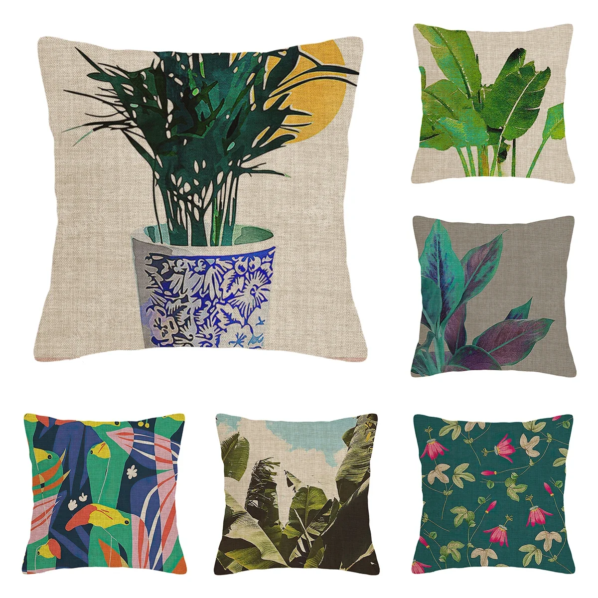 Modern Decorative Cushion for Home Living Room Decor Throw Pillow Cover 45*45 40x40cm 60x60cm 45x45cm 50x50cm Green plants
Modern Decorative Cushion for Home Living Room Decor Throw Pillow Cover 45*45 40x40cm 60x60cm 45x45cm 50x50cm Green plants