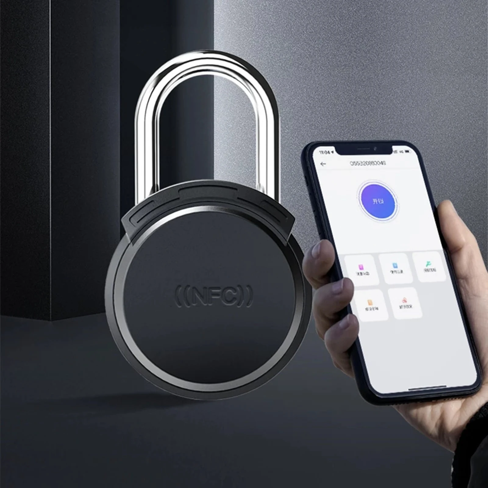 NFC Lock Padlock Intelligent Lock Waterproof Rustproof Cabinet Door Lock Water Resistant Head Passive Power Control Lock APP
NFC Lock Padlock Intelligent Lock Waterproof Rustproof Cabinet Door Lock Water Resistant Head Passive Power Control Lock APP