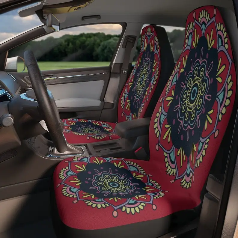 Red Boho Car Seat Covers, Bohemian seat cover for car, universal seat covers, Car Seat Protector, car accessories, front car sea
Red Boho Car Seat Covers, Bohemian seat cover for car, universal seat covers, Car Seat Protector, car accessories, front car sea