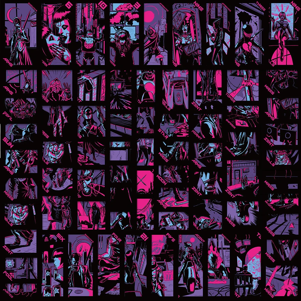 10/30/72PCS Dark Style Tarot Card Waterproof Stickers Cartoon Decals Kids Toy DIY Laptop Motorcycle Phone Car Decoration Sticker
10/30/72PCS Dark Style Tarot Card Waterproof Stickers Cartoon Decals Kids Toy DIY Laptop Motorcycle Phone Car Decoration Sticker