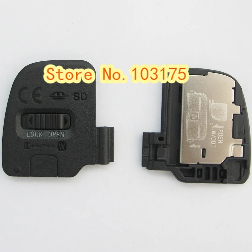 

Original New For Sony A6000 ILCE-6000 A6100 A6300 A6400 Black Battery Cover Door cap Lid camera repair part