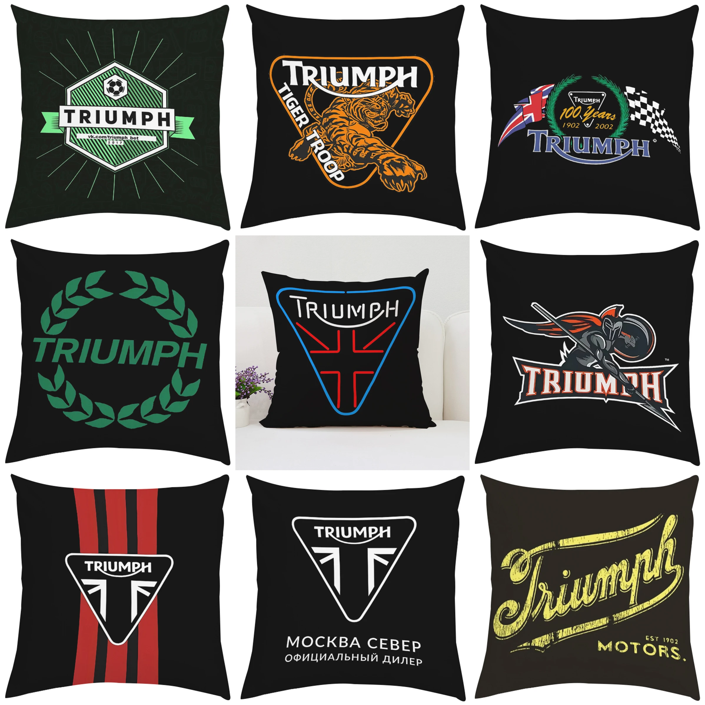 Pillow Cover Triumph Decorative Pillows for Bed Pilow Cases Cushion Covers Cushions Home Decor Pillowcase 40x40 Car Decoration
Pillow Cover Triumph Decorative Pillows for Bed Pilow Cases Cushion Covers Cushions Home Decor Pillowcase 40x40 Car Decoration