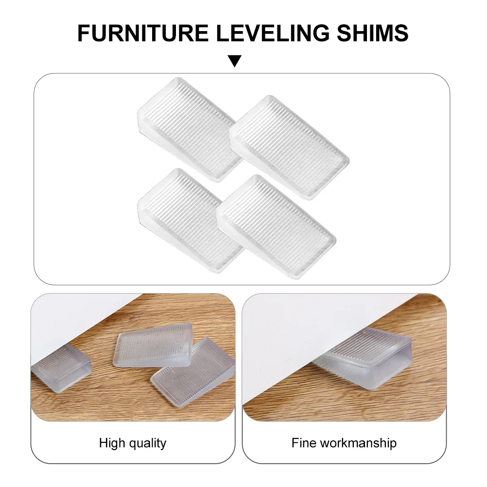 

Door Bottom Stopper Block Wedge Doorstops Furniture Leveling Shims PVC Table Shims DIY Wedge Levelers