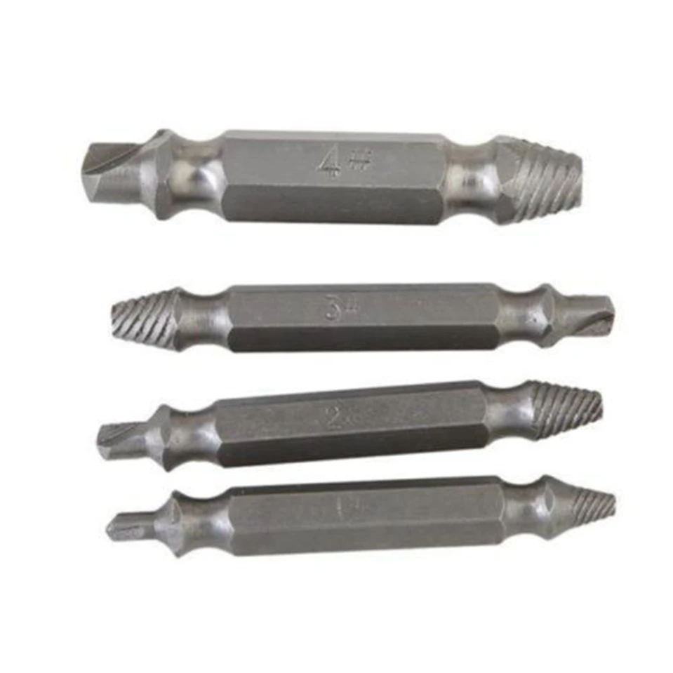 High Quality 4Pcs Carpentry Screw Extractor Drill Bits Easy Out Guide Set Remove Broken Bolt Set Hand Tool 1# 2# 3# 4#
High Quality 4Pcs Carpentry Screw Extractor Drill Bits Easy Out Guide Set Remove Broken Bolt Set Hand Tool 1# 2# 3# 4#