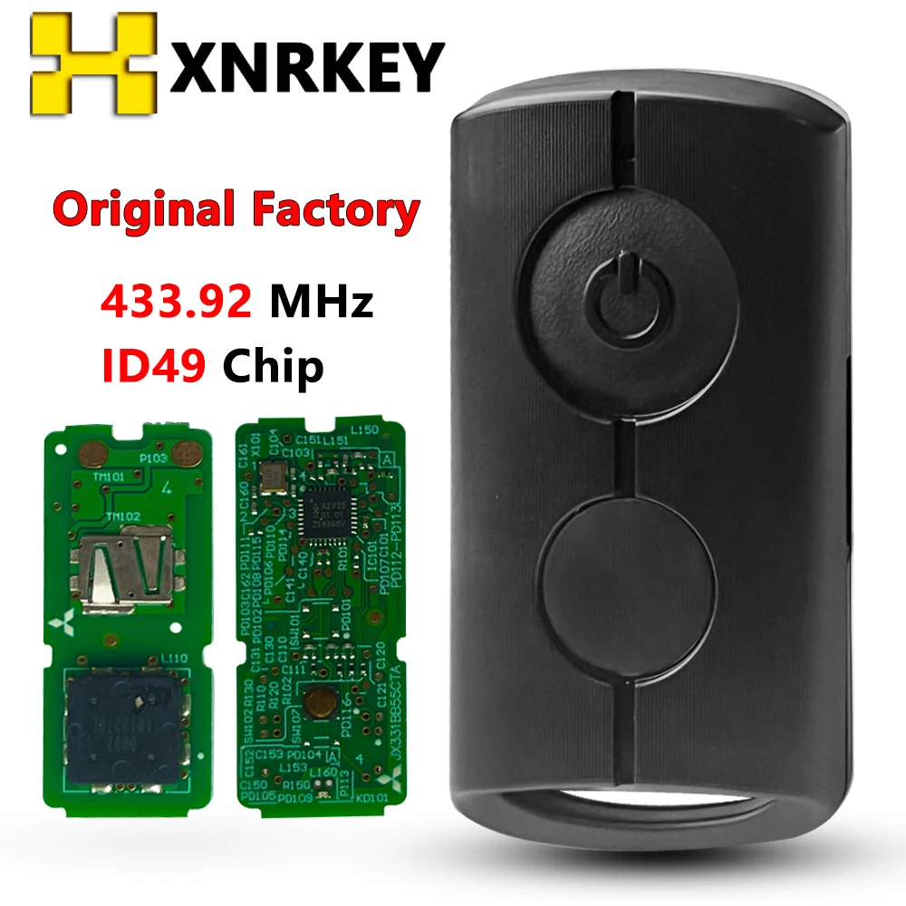 XNRKEY Original Motorcycle Remote Control Key for Yamaha NVX NVX155 XMAX XMAX300 QBIX AEROX JAUNS Fob 433.92mhz ID49Chip Car Key
XNRKEY Original Motorcycle Remote Control Key for Yamaha NVX NVX155 XMAX XMAX300 QBIX AEROX JAUNS Fob 433.92mhz ID49Chip Car Key