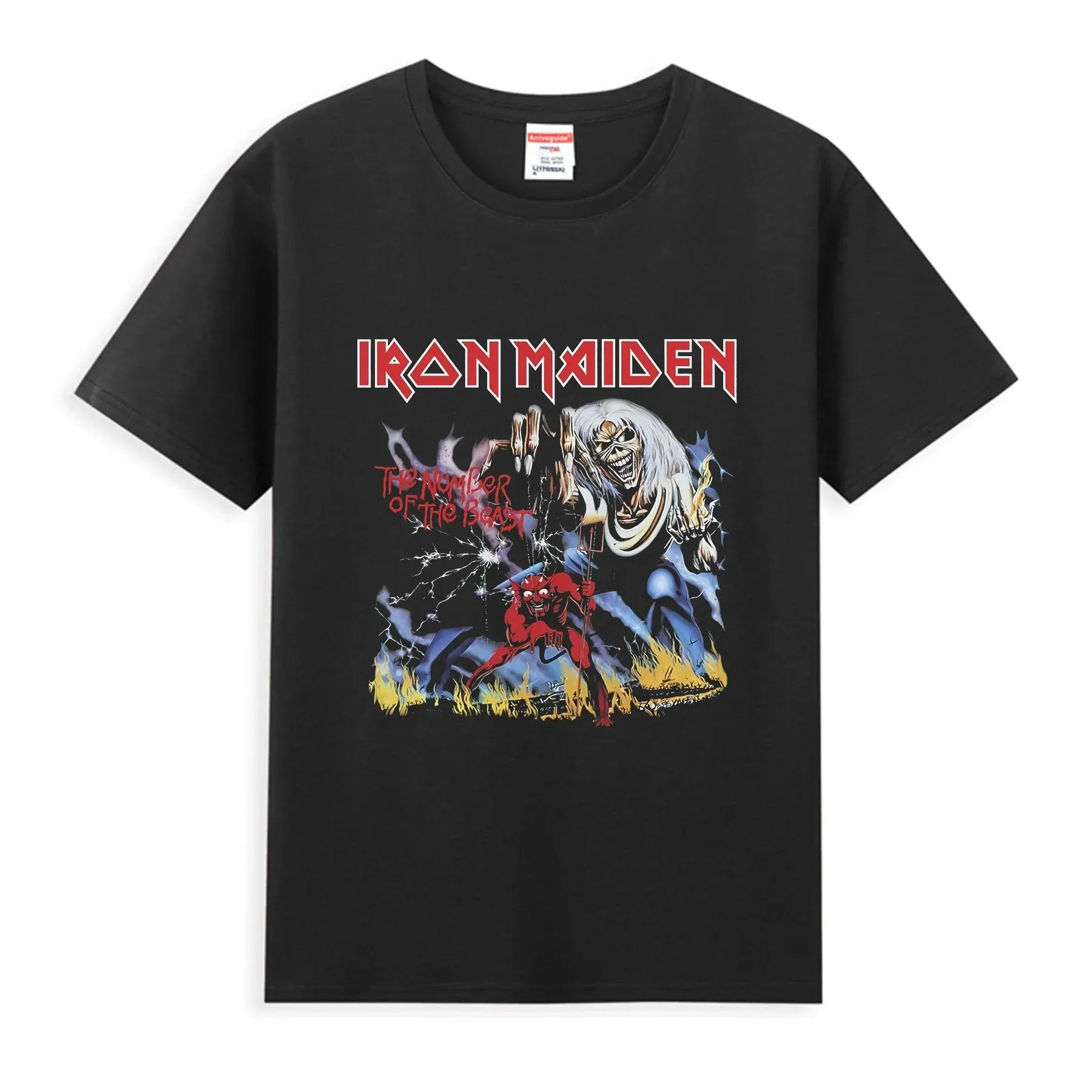 2024 Men Iron T Shirt Casual Powerslave Head T-shirt Graphic Oversized Sports Tops Maiden Comfortable Streetwear CottonTee 2024 Men Iron T Shirt Casual Powerslave Head T-shirt Graphic Oversized Sports Tops Maiden Comfortable Streetwear CottonTee