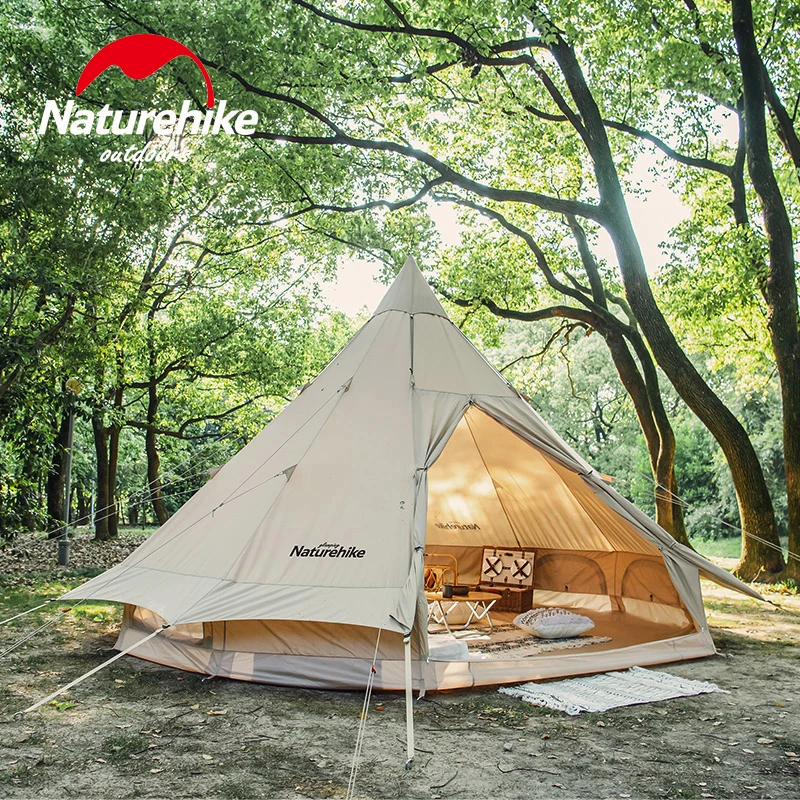Naturehike Brighten 12.3 Outdoor Light Luxury Cotton Pyramid Tent Camp Thickened Indian Tent Large Space Sunscreen Cotton Tent
Naturehike Brighten 12.3 Outdoor Light Luxury Cotton Pyramid Tent Camp Thickened Indian Tent Large Space Sunscreen Cotton Tent