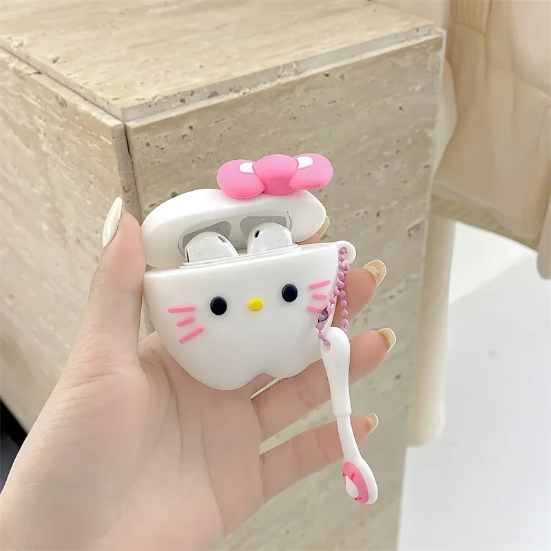 

Hello Kitty Tooth For Airpods Pro 2 Case,Soft Silicone Earphone Anime Cover For Airpods Pro 2nd Generation Case/Airpods 3 Case