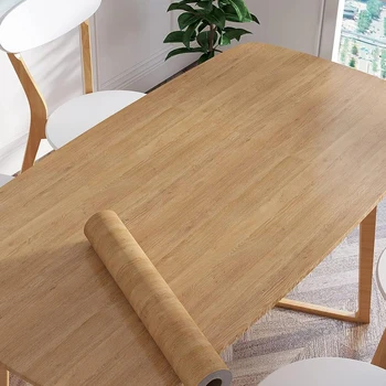 자체 접착 비닐 벽지 나무 판자 벽 스티커, 장식 필름, 접촉 종이, 주방 벽, 가정 장식 상품 이미지