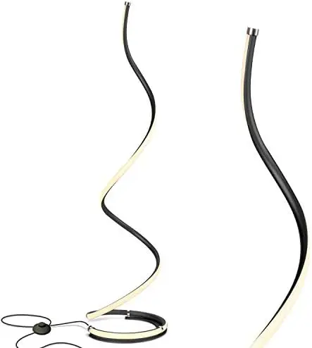 Floor Lamp for Offices, 37\u201D Bright LED Spiral Compact Lamp, Unique Curved Lamp for Living Rooms, Dimmable Standing Lamp wit
Floor Lamp for Offices, 37\u201D Bright LED Spiral Compact Lamp, Unique Curved Lamp for Living Rooms, Dimmable Standing Lamp wit