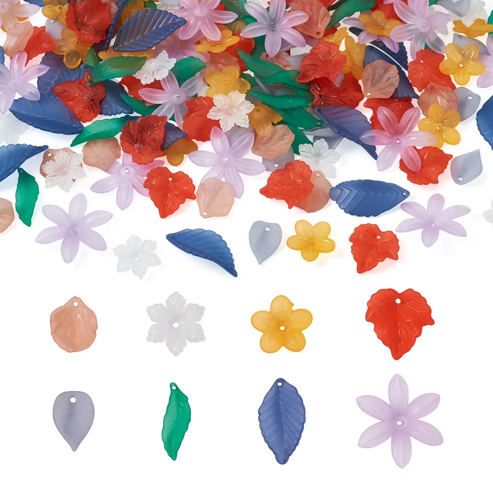 240Pcs Leaf & Flower Acrylic Resin Pendant Assorted Bead Caps Autumn Theme Bracelet Necklace Earring Jewelry Making Finding Kit
240Pcs Leaf & Flower Acrylic Resin Pendant Assorted Bead Caps Autumn Theme Bracelet Necklace Earring Jewelry Making Finding Kit
