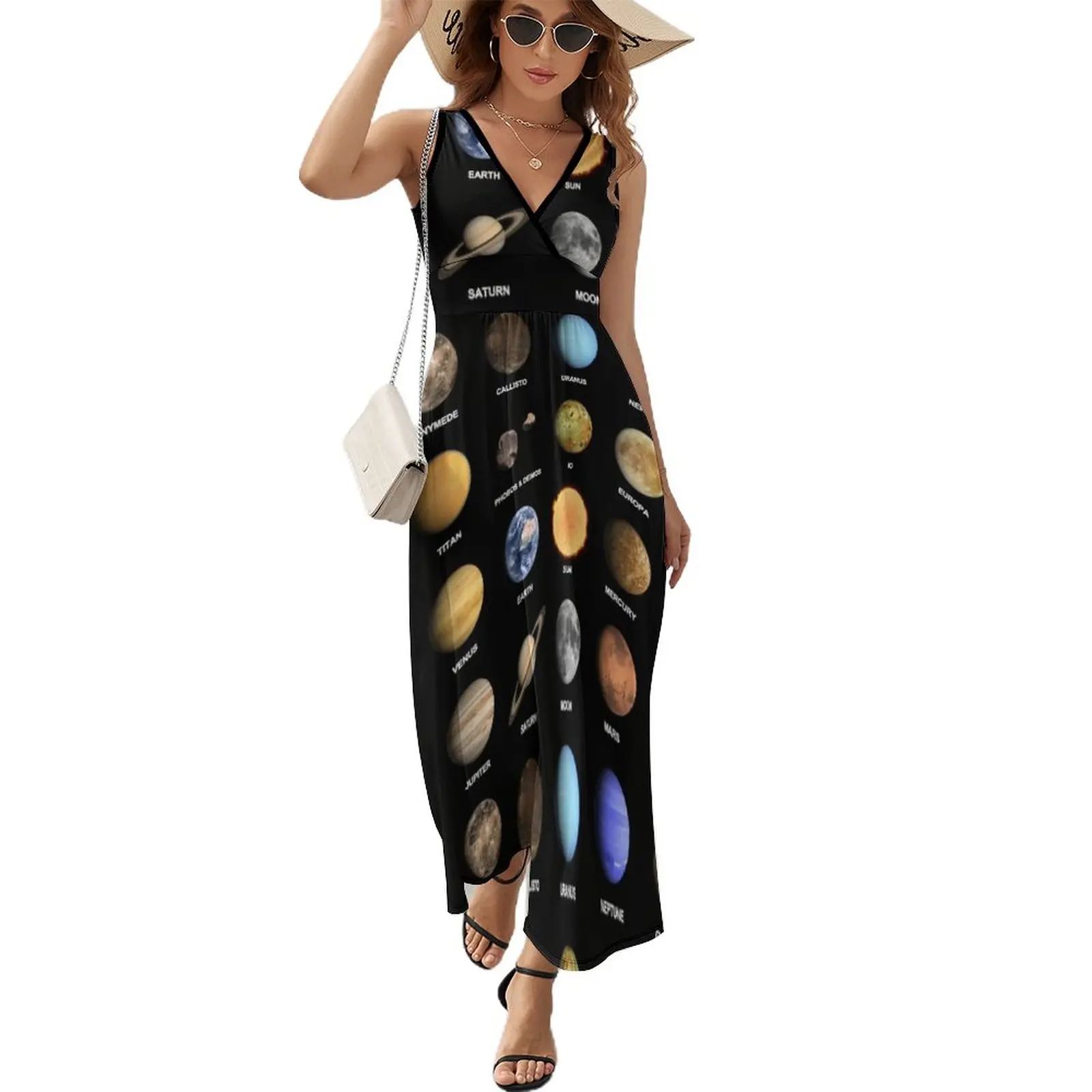 Solar System Planets Sleeveless Dress evening dress women Dress for girls beach outfits for women
Solar System Planets Sleeveless Dress evening dress women Dress for girls beach outfits for women