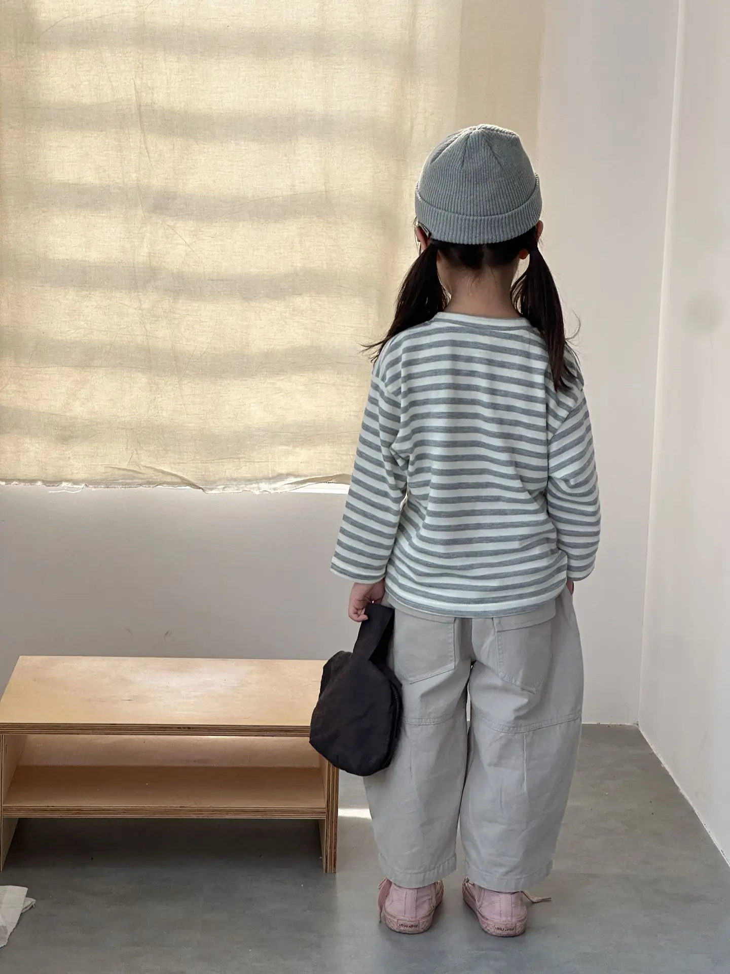 2025 Autumn New Children Long Sleeve T Shirts Cotton Girls Loose Striped Bottoming Shirt Boys Versatile Casual Tops Kids Clothes 34 Sc9c71adada364a0bb8d6720016fa51ef8