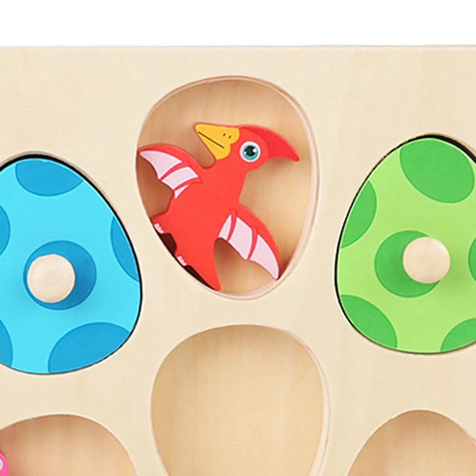 

Wooden Peg Puzzles Dinosaur Toy Fine Motor Skills Developmental Toy Jigsaw Puzzles for Kids Preschool Boy Girls Baby Ages 1 2 3