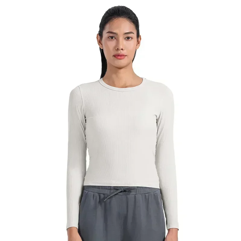 Lemon Women All It Takes Ribbed Slim Elastic Sports Long Sleeve Shirts Women Breathable Quick Drying Running Fitness T-shirt Top
Lemon Women All It Takes Ribbed Slim Elastic Sports Long Sleeve Shirts Women Breathable Quick Drying Running Fitness T-shirt Top