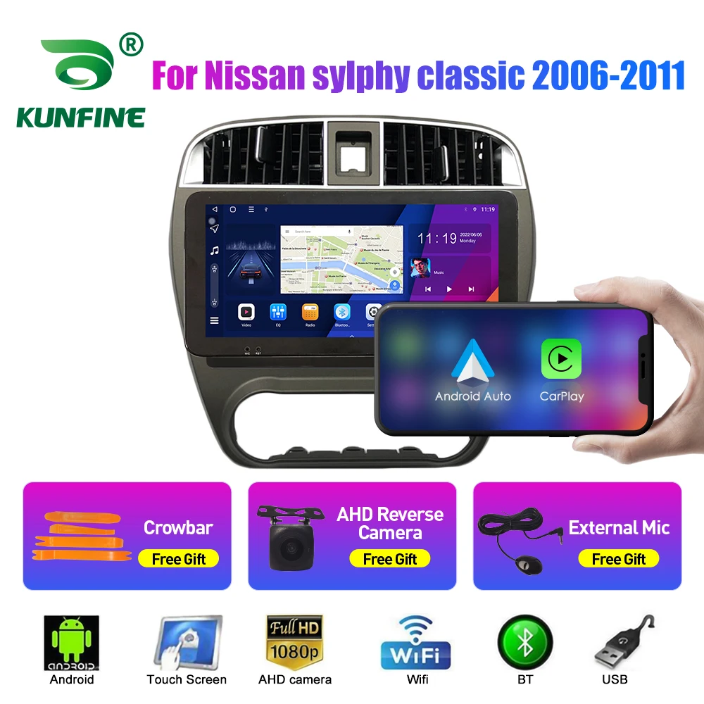 10.33 Inch Car Radio For Nissan sylphy classic 2006-2011 2Din Android Car Stereo DVD GPS Navigation Player QLED Screen Carplay
10.33 Inch Car Radio For Nissan sylphy classic 2006-2011 2Din Android Car Stereo DVD GPS Navigation Player QLED Screen Carplay