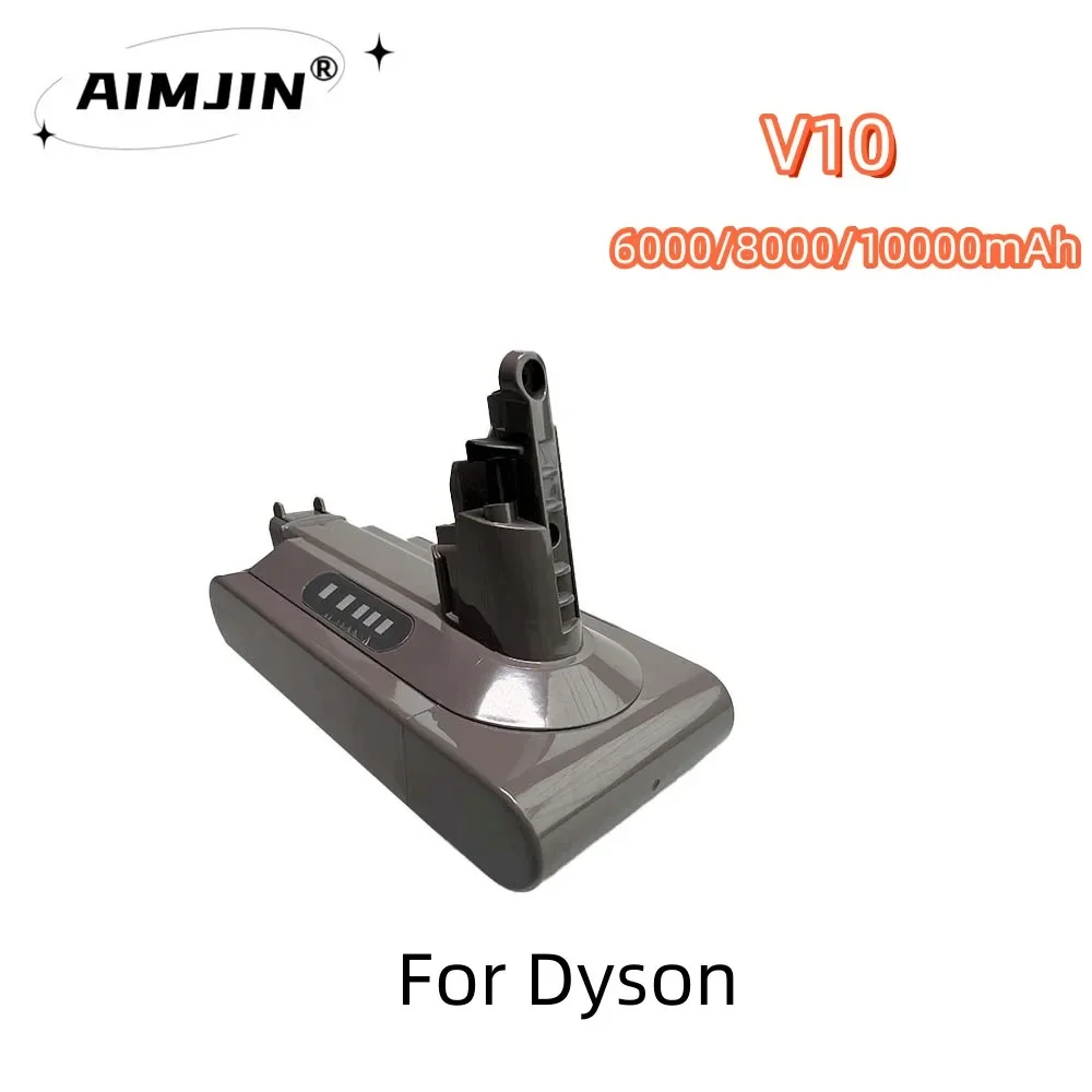 For Dyson V10 Replacement Battery 6.0/8.0/10.0Ah 25.2V Lithium Ion Battery Compatible with Cyclone Animal Cordless Vacuum Clea
For Dyson V10 Replacement Battery 6.0/8.0/10.0Ah 25.2V Lithium Ion Battery Compatible with Cyclone Animal Cordless Vacuum Clea