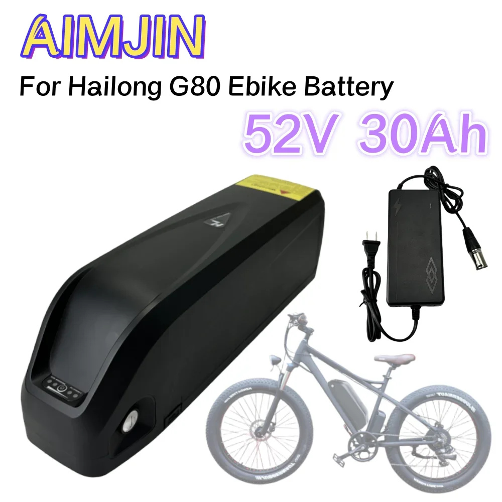 Аккумулятор для электрического велосипеда Hailong G80, 52 в, 30 Ач, литий-ионный аккумулятор с зарядным устройством
Аккумулятор для электрического велосипеда Hailong G80, 52 в, 30 Ач, литий-ионный аккумулятор с зарядным устройством