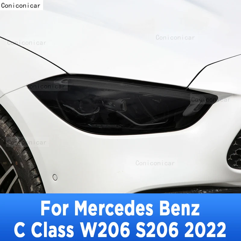 For Mercedes Benz C Class W206 S206 2022 Car Exterior Headlight Anti-scratch Front Lamp Tint TPU Protective Film Accessories
For Mercedes Benz C Class W206 S206 2022 Car Exterior Headlight Anti-scratch Front Lamp Tint TPU Protective Film Accessories