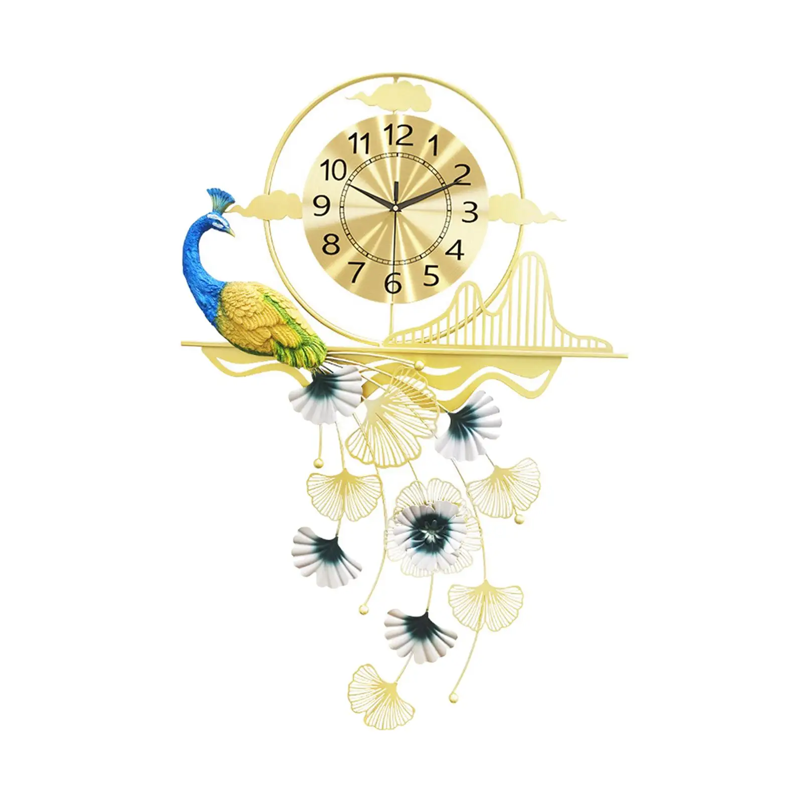 Peacock Wall Clock Silent Non Ticking Wall Clock Indoor Wall Clock for Children's Bedroom Living Room Bathroom Office Farmhouse
Peacock Wall Clock Silent Non Ticking Wall Clock Indoor Wall Clock for Children's Bedroom Living Room Bathroom Office Farmhouse