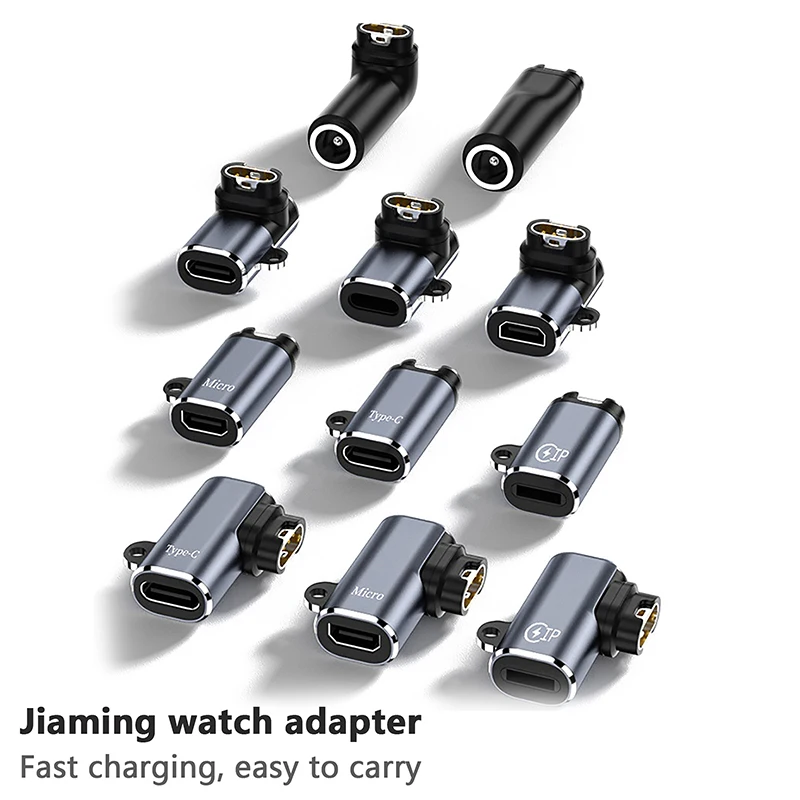 Type C/Micro Dock Watch Charger Adapter For Garmin Fenix 7 7S 7X 6 5 Venu 2S Vivoactive 4S 3 USB IOS Charging Portable Converter
Type C/Micro Dock Watch Charger Adapter For Garmin Fenix 7 7S 7X 6 5 Venu 2S Vivoactive 4S 3 USB IOS Charging Portable Converter