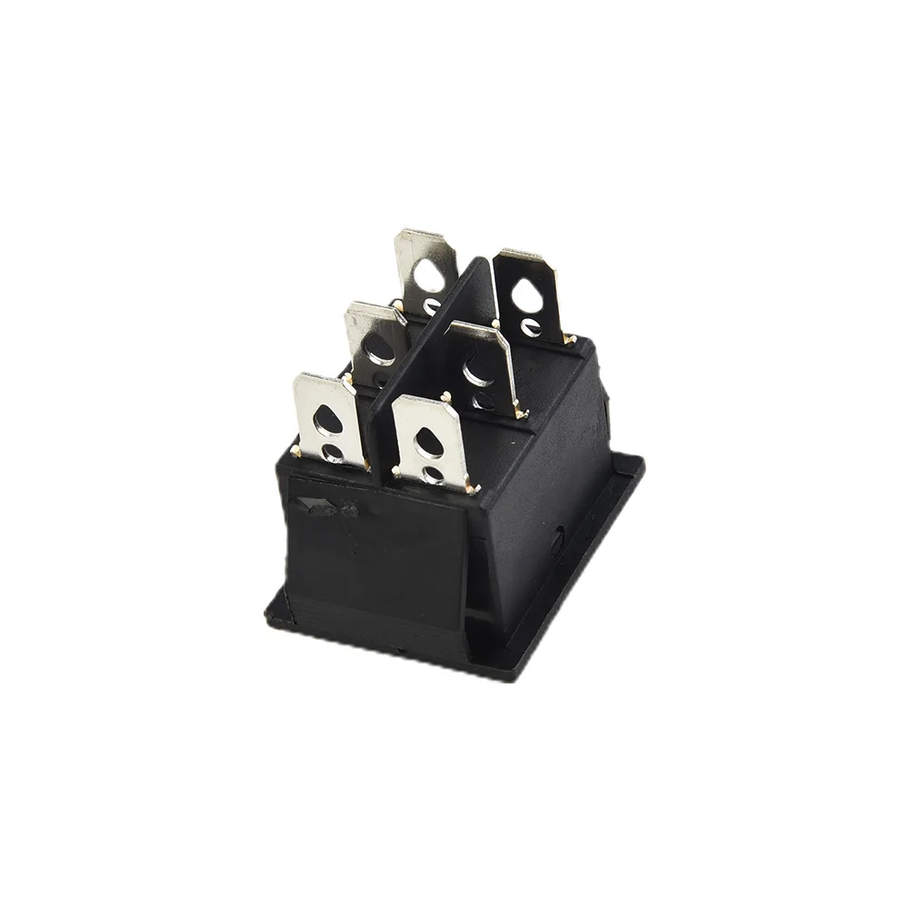 Black Rocker Switch 1.26x1.02x1.30inches 6 Pins AC 250V Electrical Plastic+Metal Replacement Ship Useful Portable
Black Rocker Switch 1.26x1.02x1.30inches 6 Pins AC 250V Electrical Plastic+Metal Replacement Ship Useful Portable