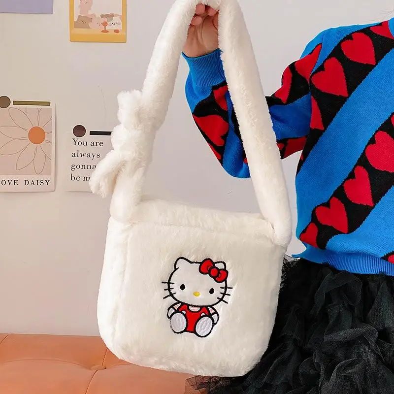 Симпатичная плюшевая сумка на плечо Hello Kitty понравико Мелодия Санрио симпатичная мультяшная сумка плюшевая Регулируемая сумка для хранения подарок
Симпатичная плюшевая сумка на плечо Hello Kitty понравико Мелодия Санрио симпатичная мультяшная сумка плюшевая Регулируемая сумка для хранения подарок
