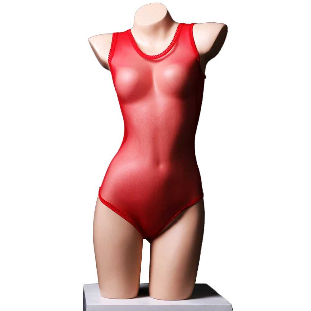 Sexy Womens Transparent High-Cut Bodysuit Backless Solid Tight Mesh High Slit Erotic Jumpsuit Cutout Lingerie Stretch Clubwear
Sexy Womens Transparent High-Cut Bodysuit Backless Solid Tight Mesh High Slit Erotic Jumpsuit Cutout Lingerie Stretch Clubwear