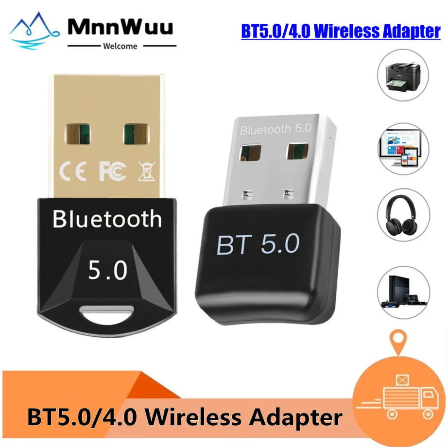 Bluetooth 5 0 адаптер мини USB Bluetooth-ключ компьютер Bluetooth-приемник аудио Музыка синий зуб