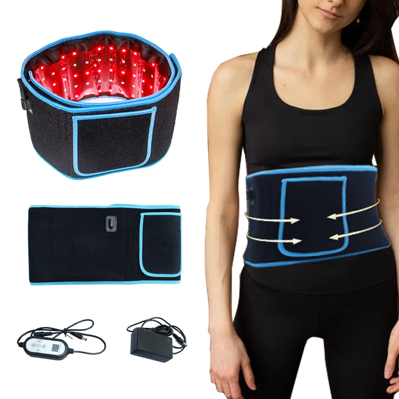 

Best Christmas Gift Therapeutic Infrared Light Red Light Therapy Belt 850nm 660nm Body Shaping Massage Equipement