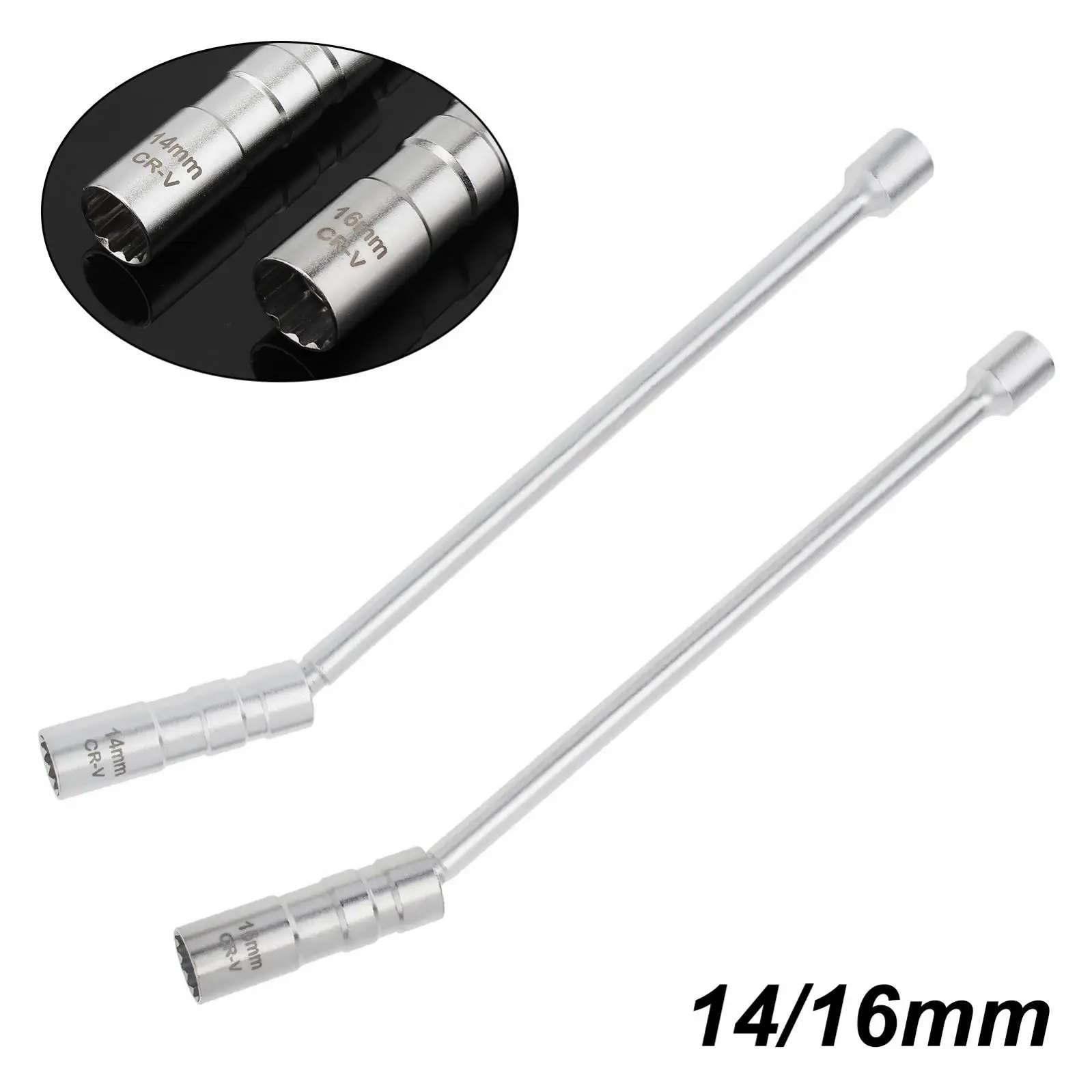 1piece 14mm /16mm 3/8 Inch Drive 12 Inch Total Length Magnetic Spark Plug Socket 12-Point Thin Wall Ignition Plug Removal Tools
1piece 14mm /16mm 3/8 Inch Drive 12 Inch Total Length Magnetic Spark Plug Socket 12-Point Thin Wall Ignition Plug Removal Tools