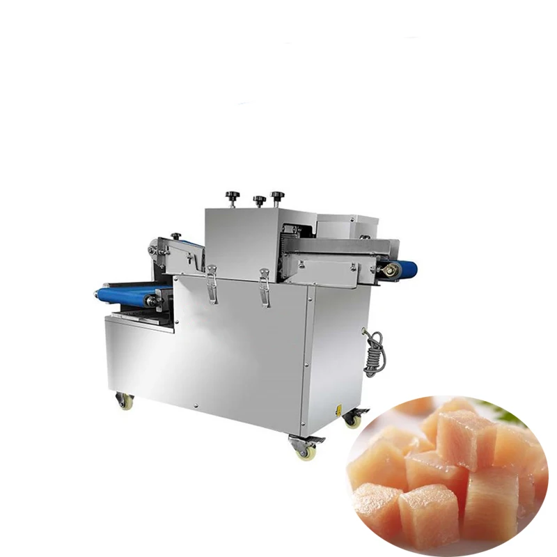 Stainless Steel Fresh Meat Slicer Fully Automatic Commercial Chicken And Beef Dicer
Stainless Steel Fresh Meat Slicer Fully Automatic Commercial Chicken And Beef Dicer