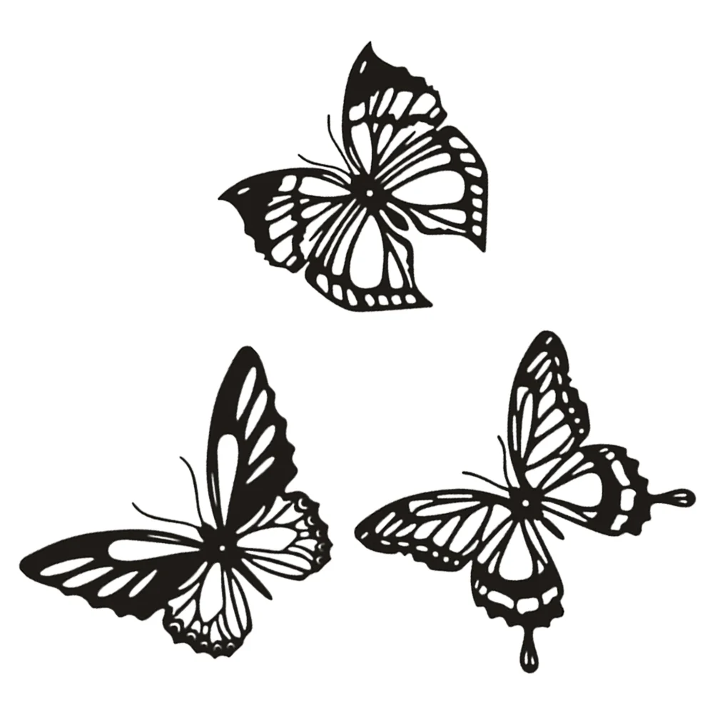 3 Pcs Hollow Iron Butterfly Wall Decals Decoration Sticker Bedroom Stickers Butterflies
3 Pcs Hollow Iron Butterfly Wall Decals Decoration Sticker Bedroom Stickers Butterflies
